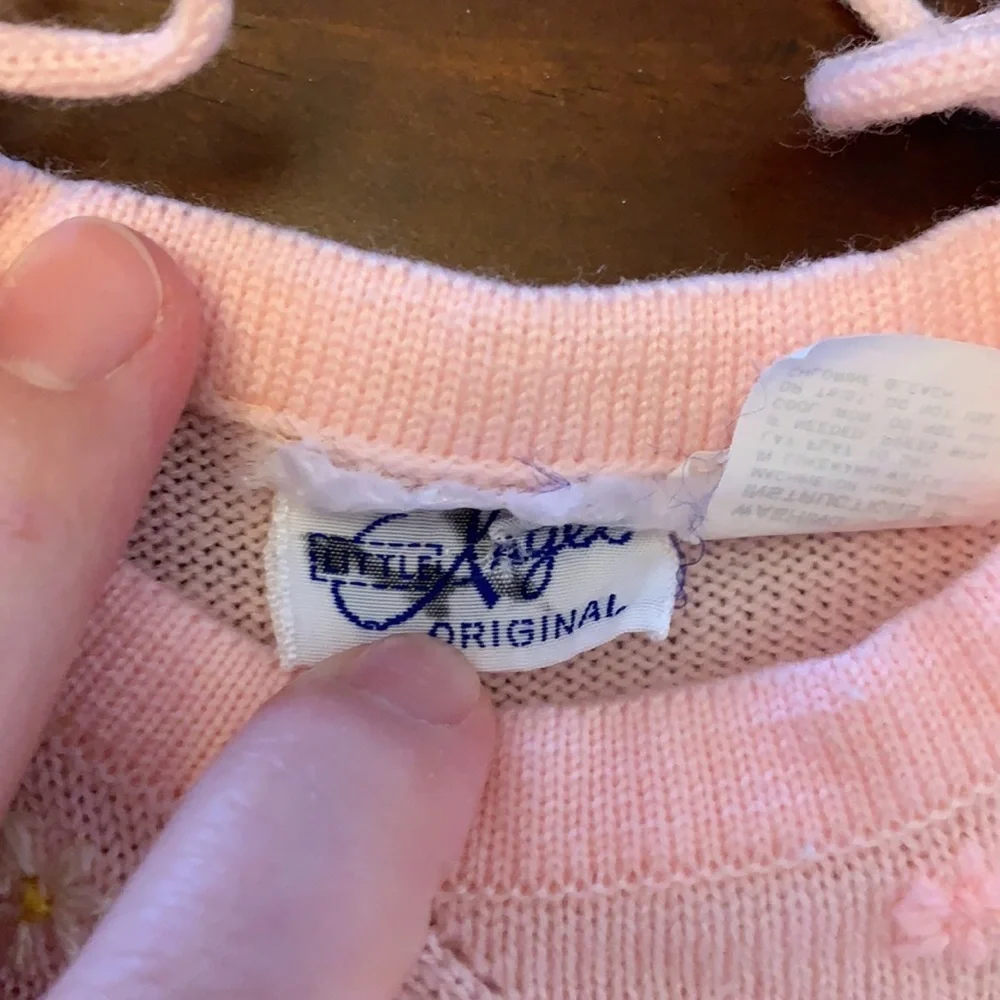 Little Angels -‎ vintage sweater and pant set, 0-3